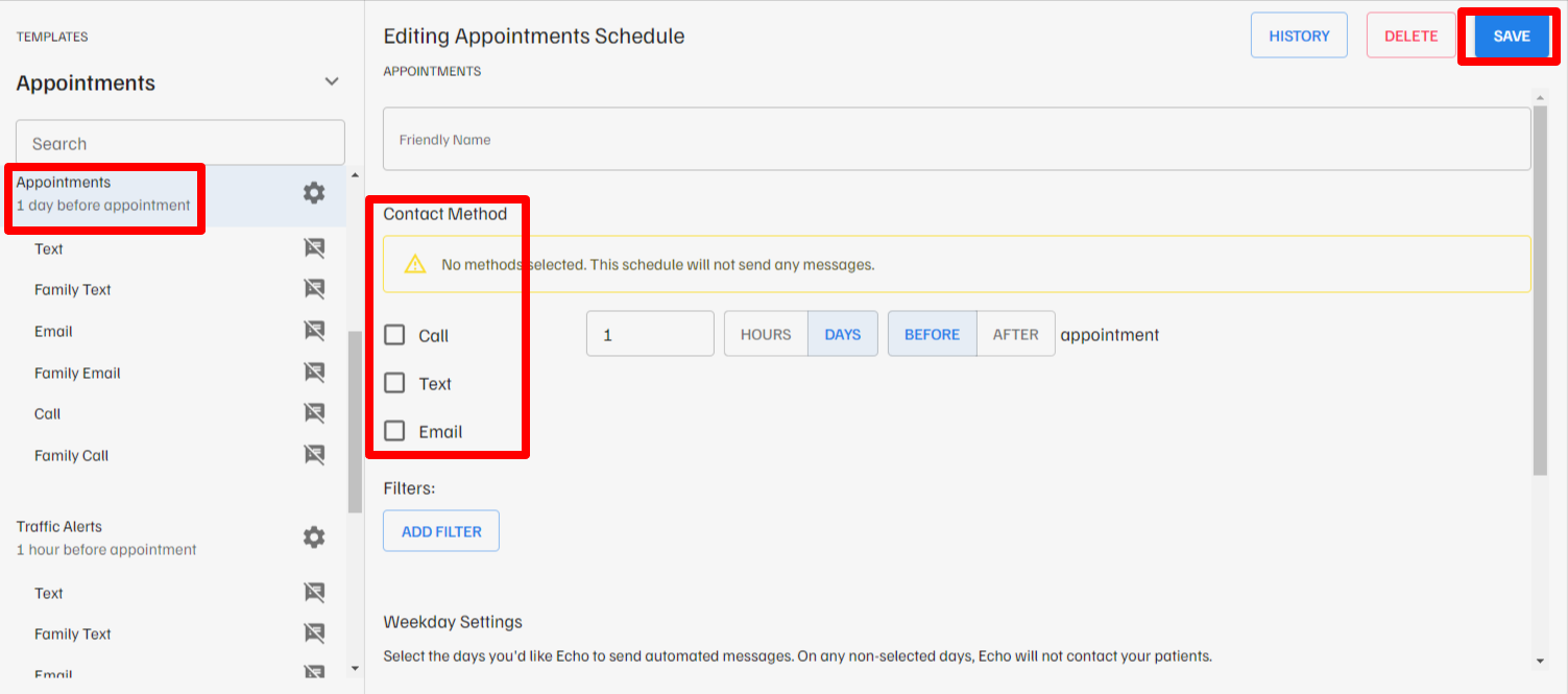 Create an Appointment Reminder 4